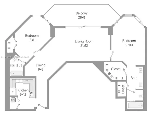 $5,028 | 555 Northeast 34th Street, Unit 2506, Miami, FL 33137