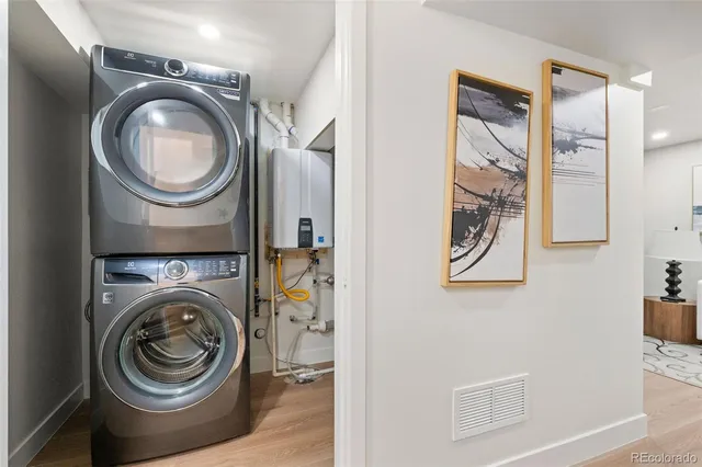 a view of a washer and dryer in a utility room