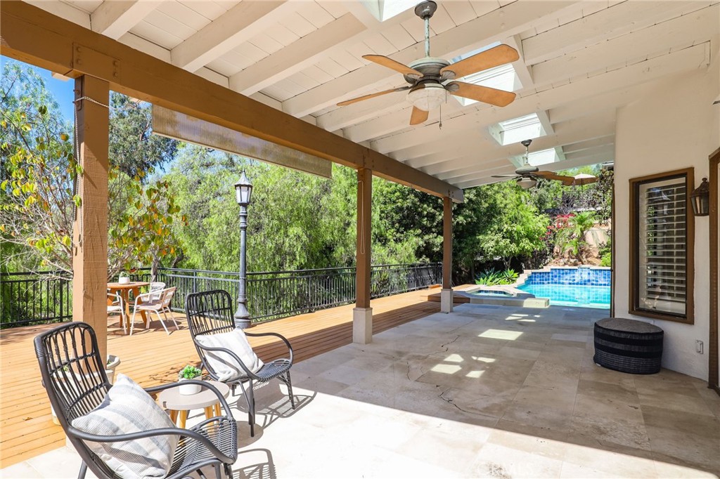 1862 Derby Drive North Tustin, CA 92705 - Photo 47 of 52 Covered Patio with Ceiling Fans