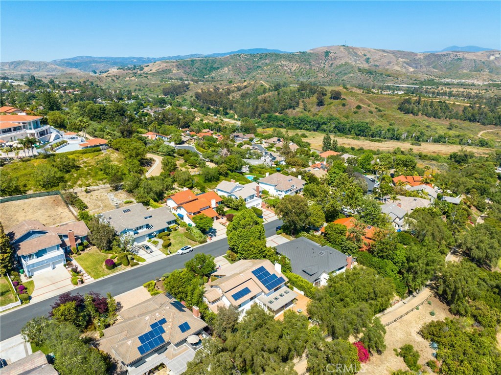 1862 Derby Drive North Tustin, CA 92705 - Photo 52 of 52 an aerial view of residential houses with outdoor space and trees
