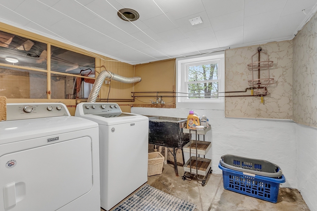 8 Mt Henry Road Shirley, MA 01464 - Photo 28 of 31 a utility room with dryer and washer