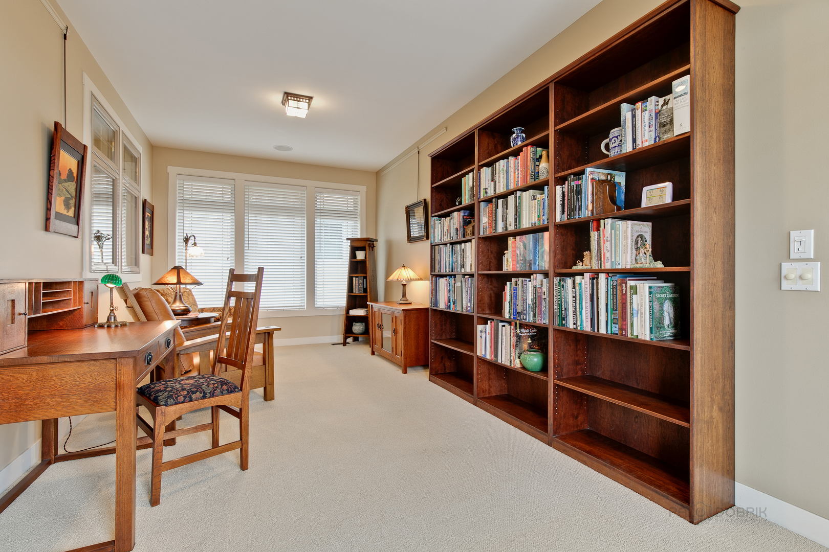 1024 Harris Road Grayslake, IL 60030 - Photo 16 of 29 a living room with furniture and a book shelf