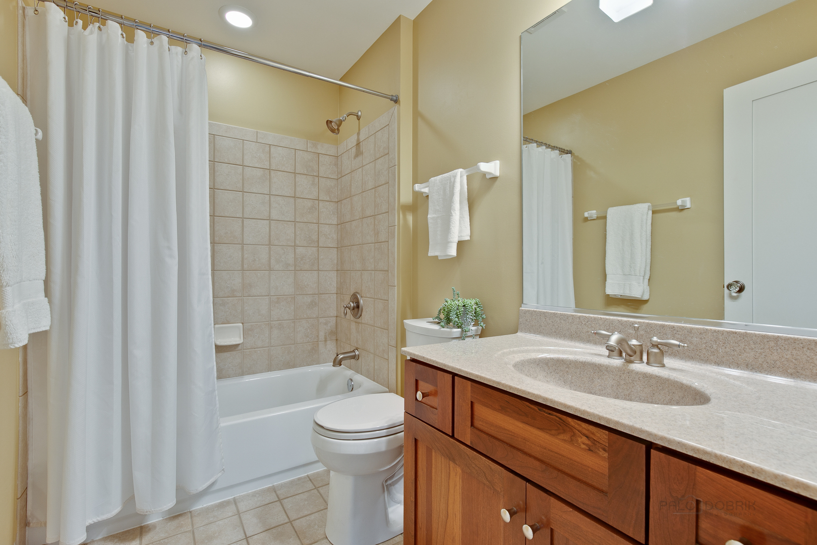 1024 Harris Road Grayslake, IL 60030 - Photo 24 of 29 a bathroom with a granite countertop sink toilet and shower