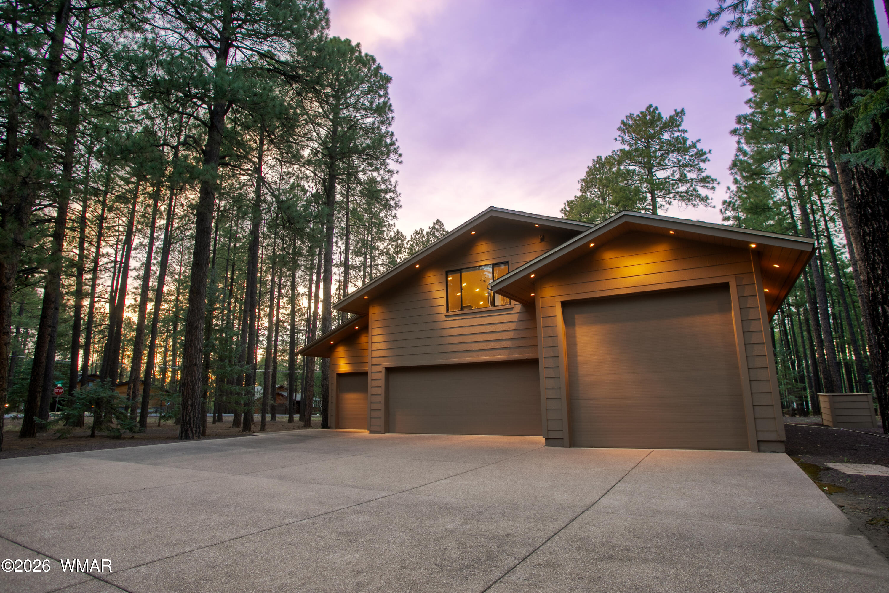 2896 Aspen Road Pinetop, AZ 85935 - Photo 72 of 75 a house with trees in front of it