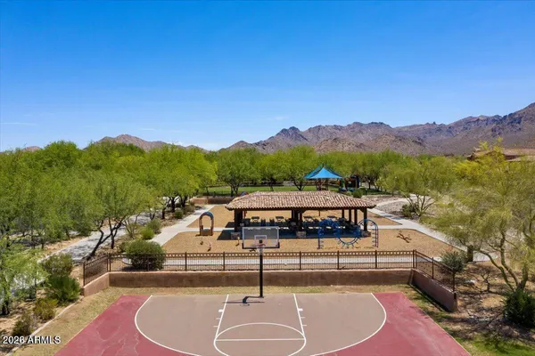 a view of outdoor space with seating area