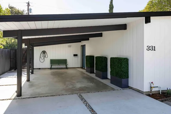a view of a car garage door