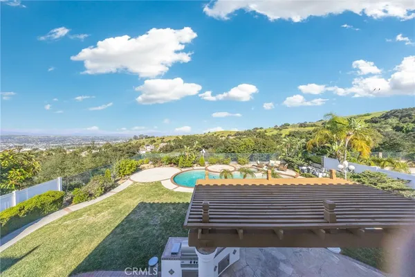 swimming pool view with a outdoor space