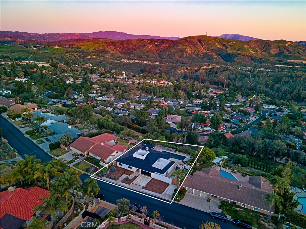 10631 Equestrian Drive North Tustin, CA 92705 - Photo 35 of 35 an aerial view of residential houses and outdoor space