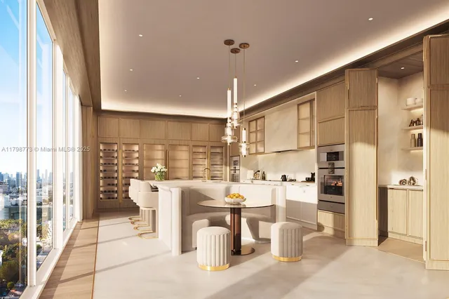 a large kitchen with lots of counter space and appliances