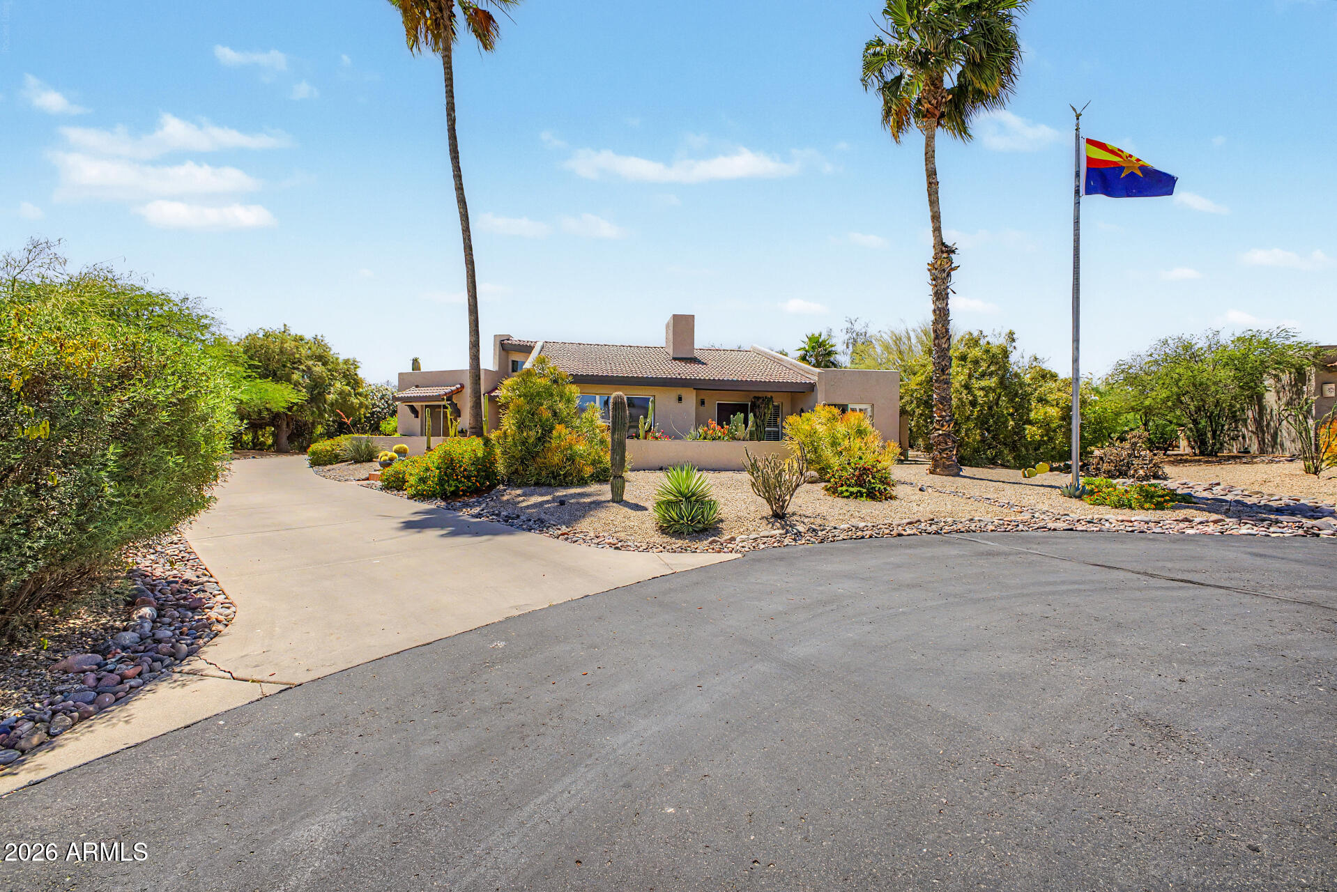 18409 East Horseshoe Bend Rio Verde, AZ 85263 - Photo 2 of 33 a view of a street with a pole on the roadside