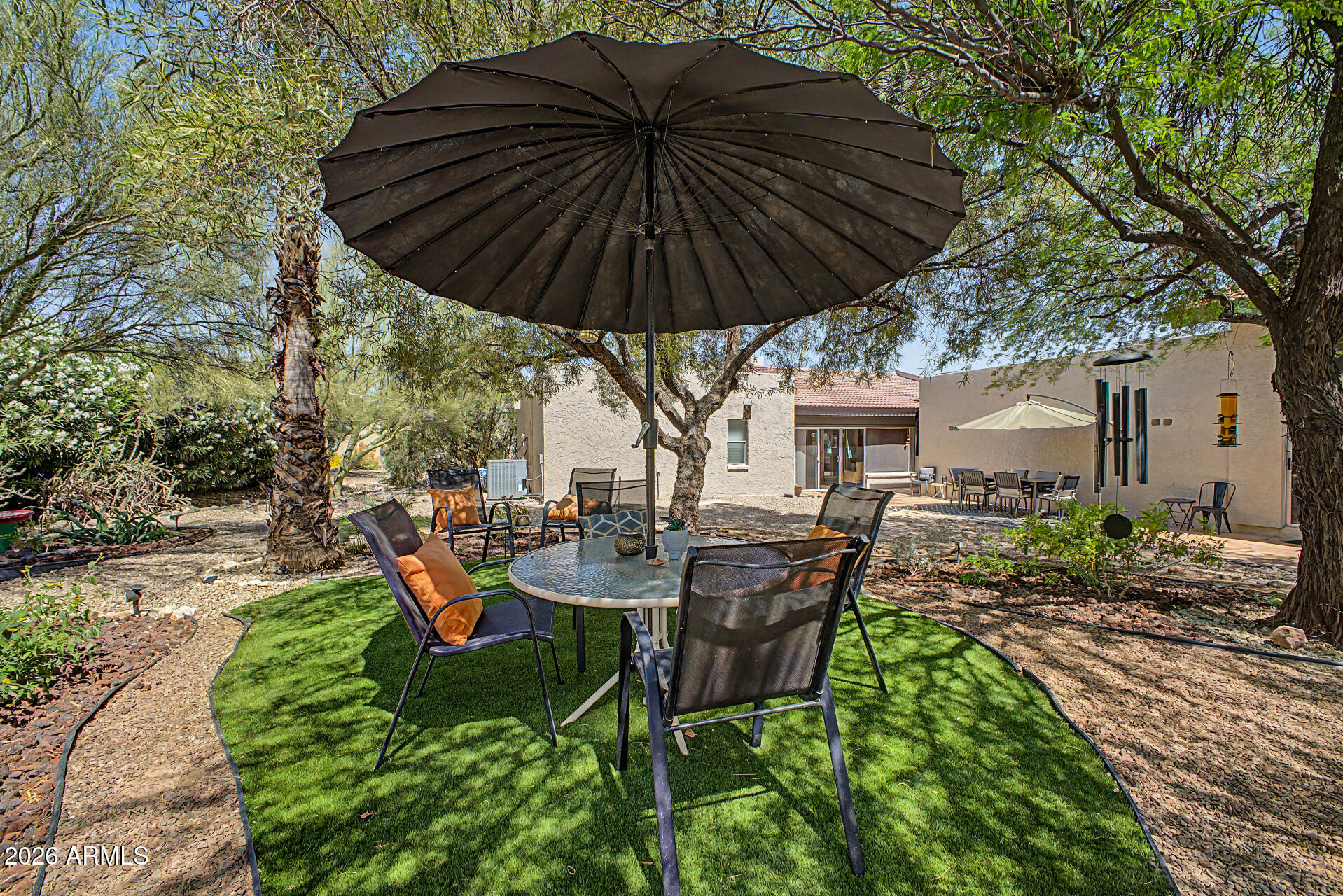 18409 East Horseshoe Bend Rio Verde, AZ 85263 - Photo 28 of 33 a view of backyard of house with seating space