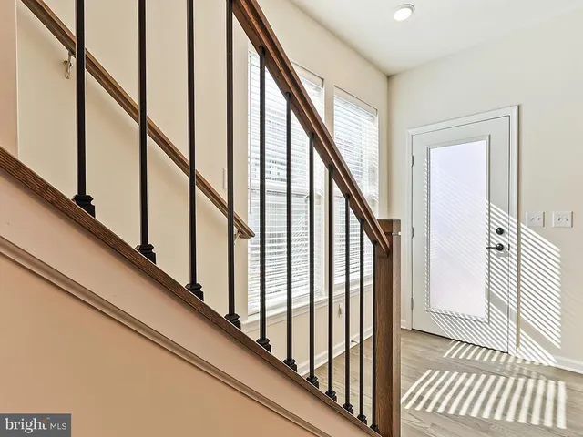 a front view of a building with street view