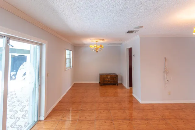 a view of an empty room