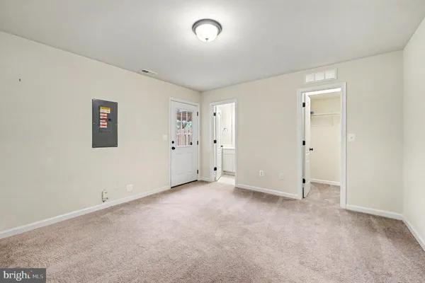 a view of an empty room