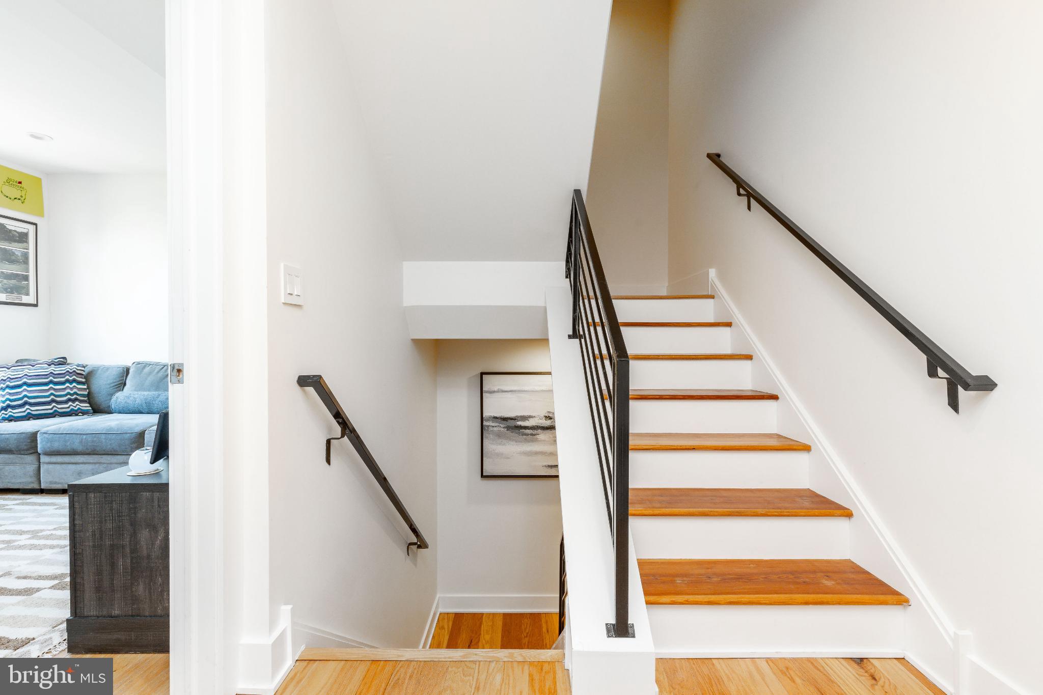 1647 East Eyre Street, Unit 8 Philadelphia, PA 19125 - Photo 14 of 28 Stairs to the Primary Bedroom Suite