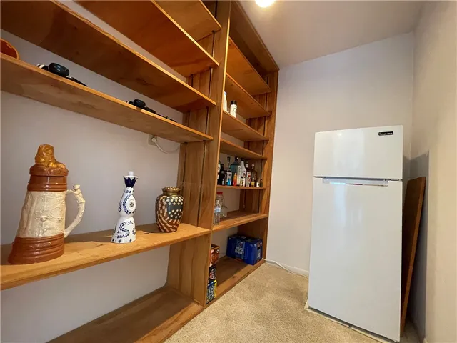 a room with storage and utility