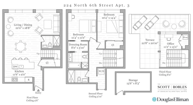 $2,850,000 | 224 North 6th Street, Unit 3A | Williamsburg