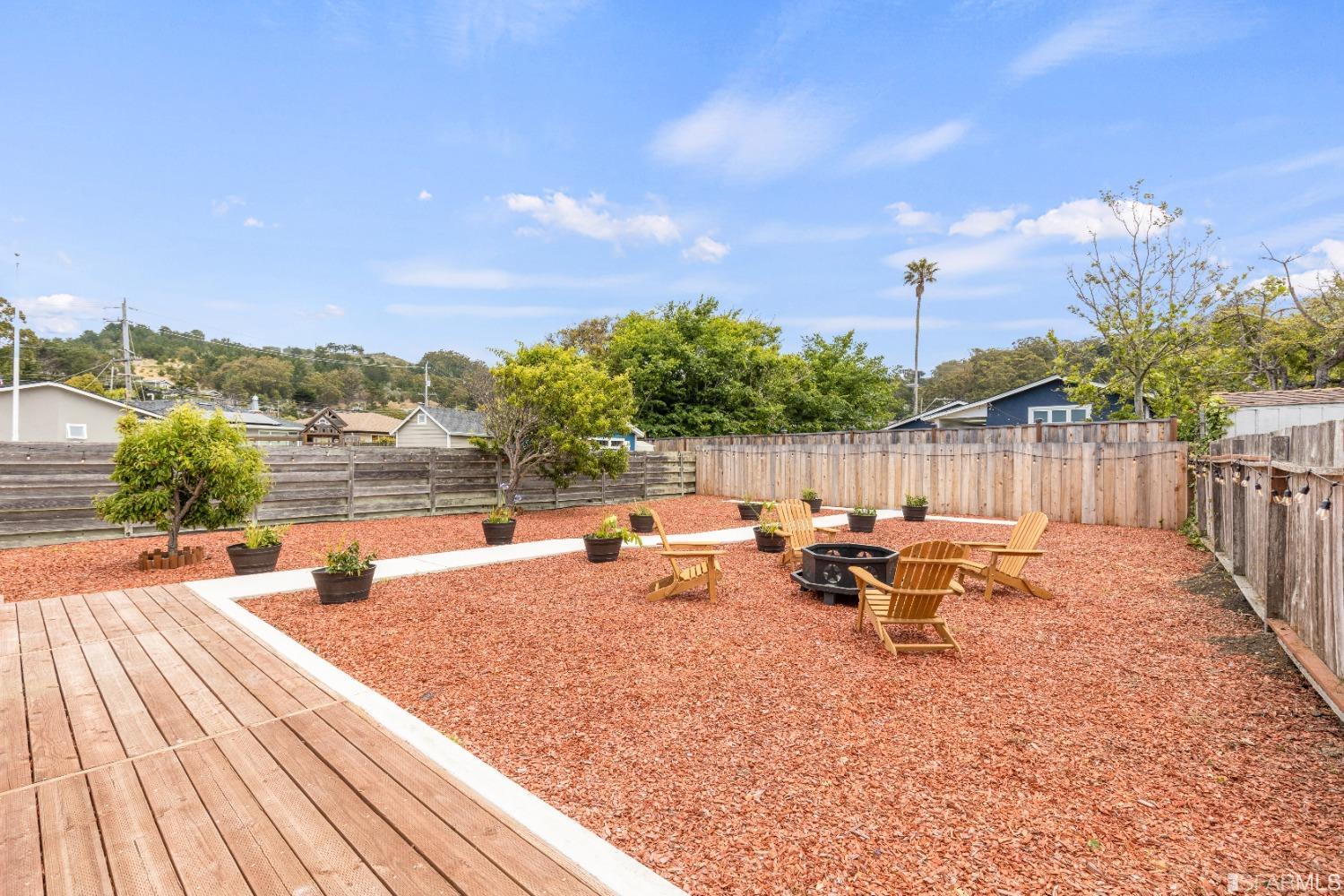 1139 Peralta Road Pacifica, CA 94044 - Photo 32 of 58 a view of a terrace with chairs