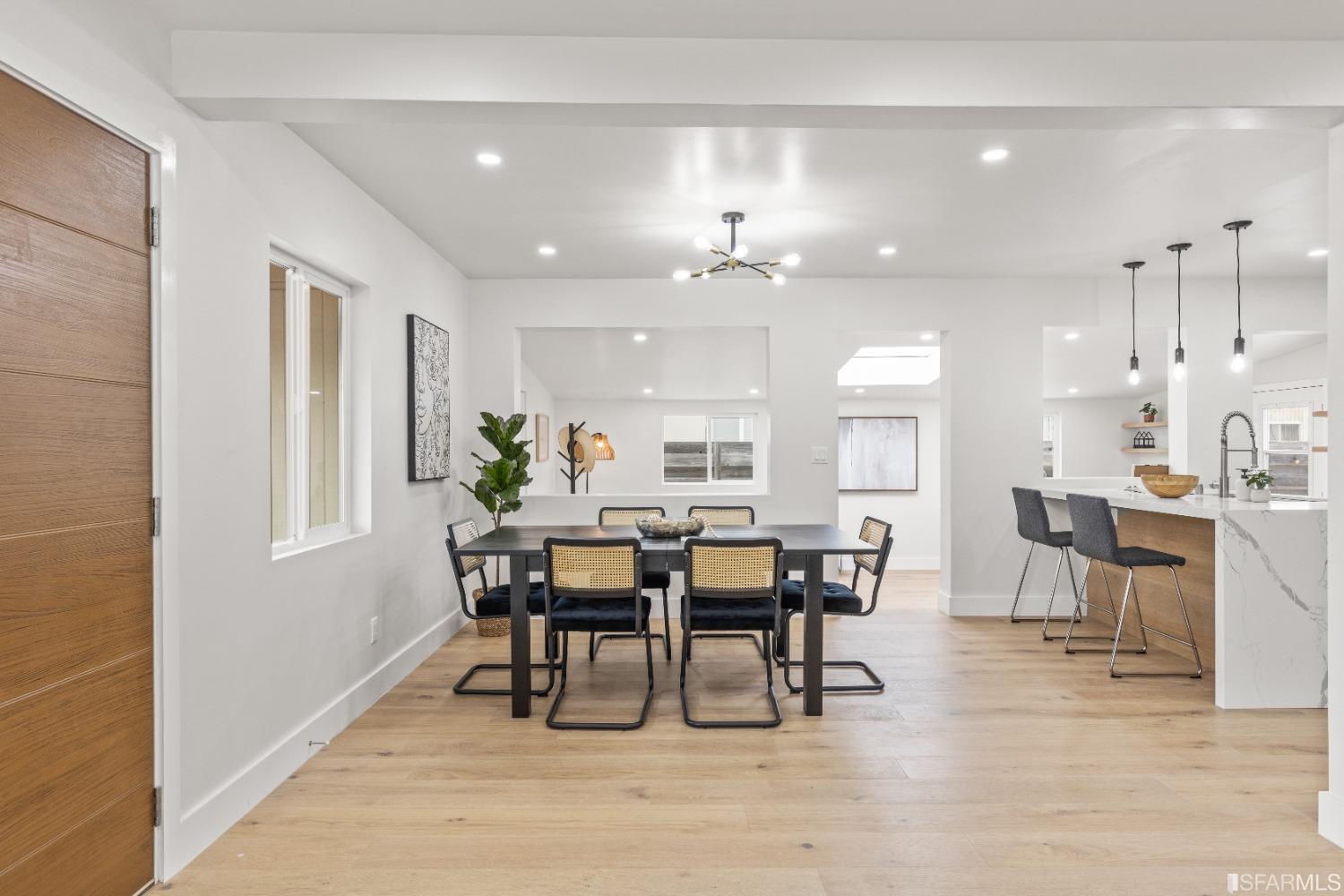 1139 Peralta Road Pacifica, CA 94044 - Photo 7 of 58 a view of a dining room with furniture and wooden floor