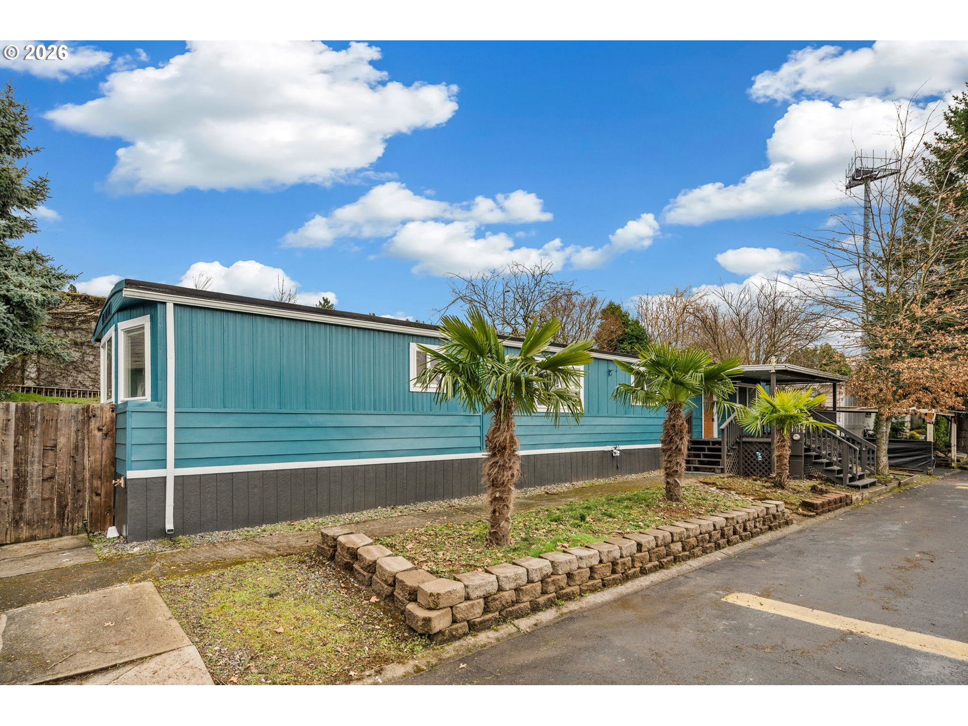 8525 Southeast Orchard Lane, Unit 91 Happy Valley, OR 97086 - Photo 27 of 35 a view of a backyard