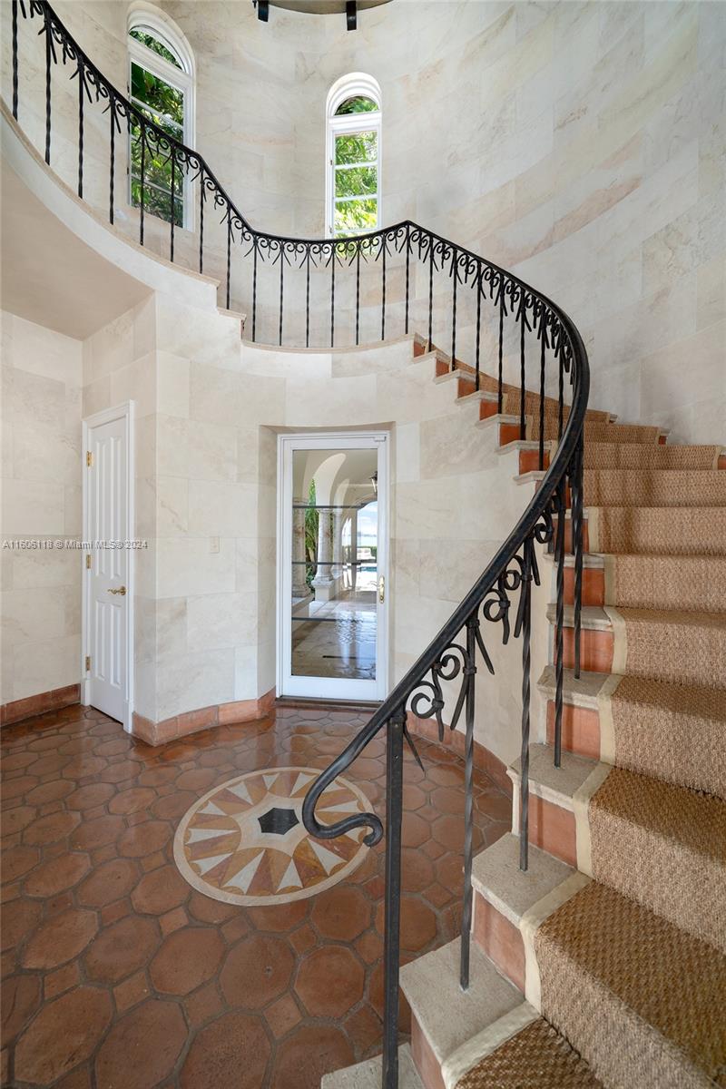4810 North Bay Road Miami Beach, FL 33140 - Photo 36 of 61 a view of entryway with wooden floor