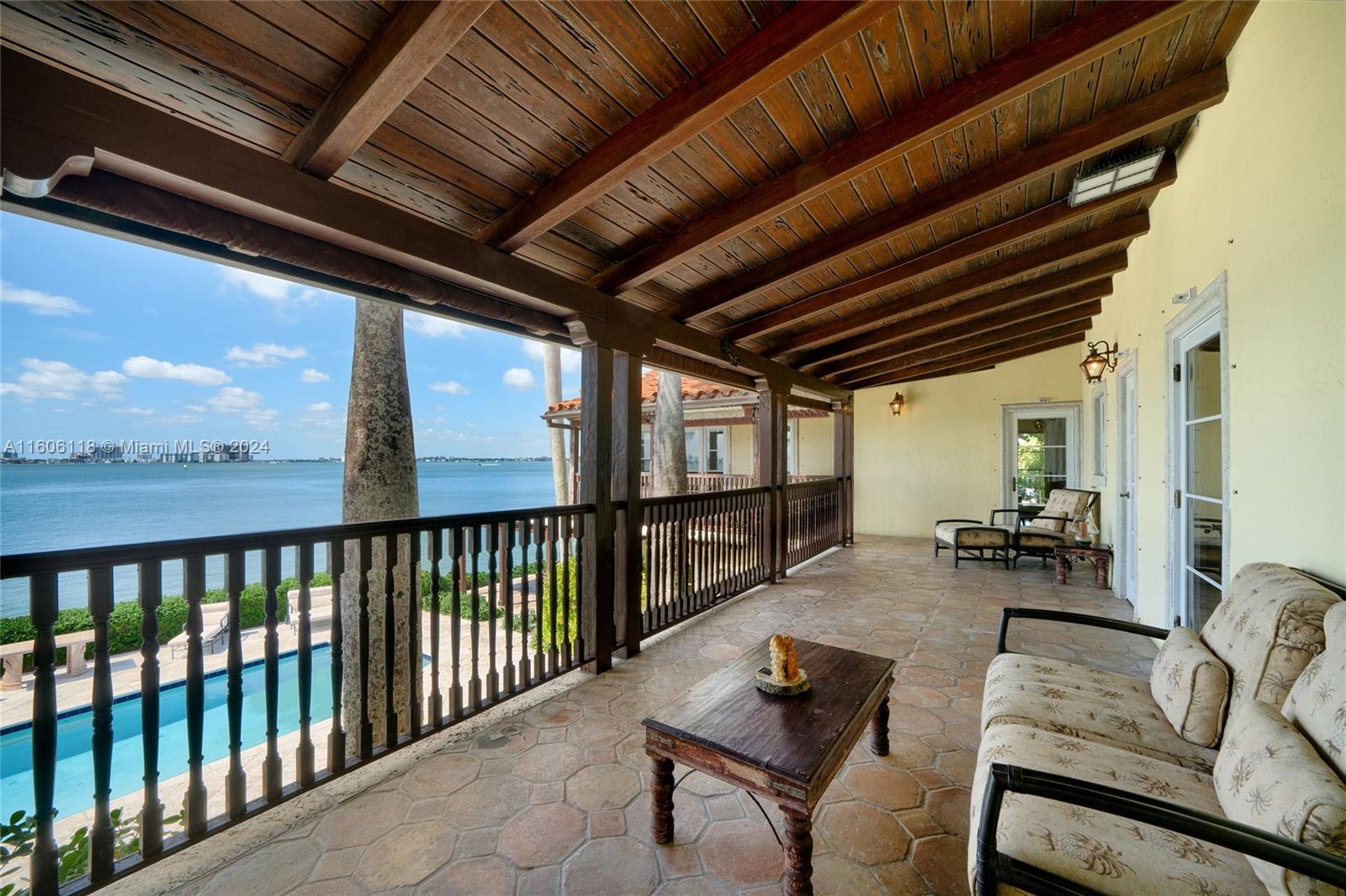 4810 North Bay Road Miami Beach, FL 33140 - Photo 38 of 61 a outdoor living space with furniture