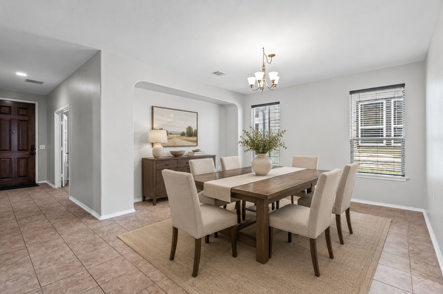8804 Capitol View Drive Austin, TX 78747 - Photo 5 of 32 a view of a dining room with furniture and chandelier