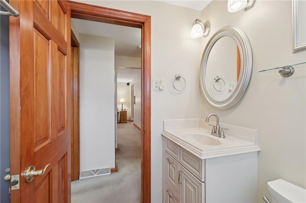 158 Maple Street Rochester, PA 15074 - Photo 22 of 37 a bathroom with a sink and a mirror