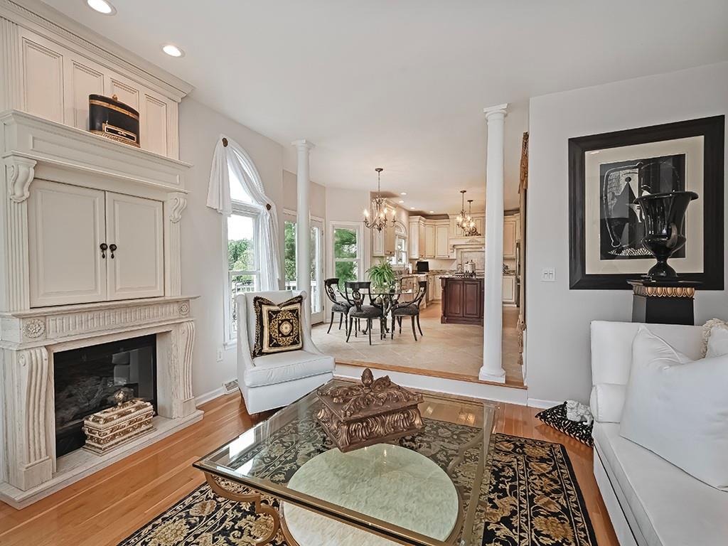 7002 Eagle Road Gibsonia, PA 15044 - Photo 18 of 49 a living room with furniture and a fireplace