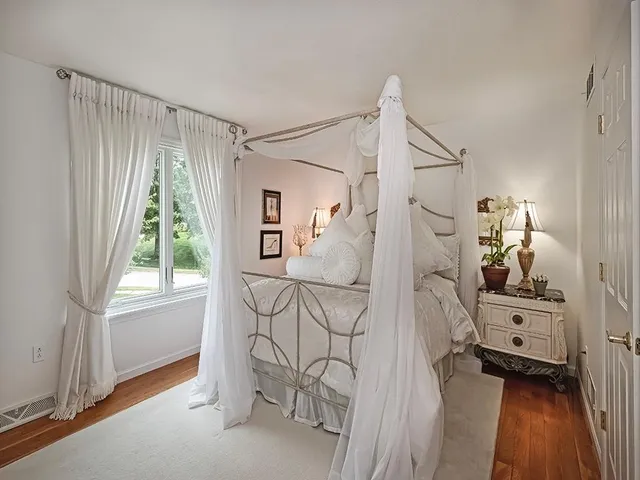 a view of front door with chandelier