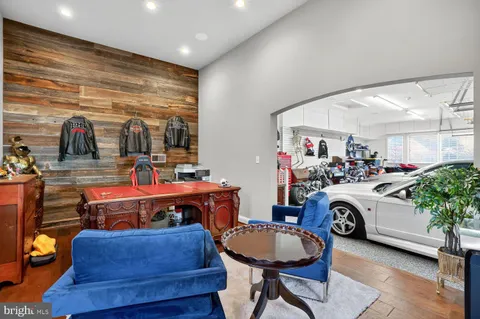 a view of a deck patio and outdoor seating