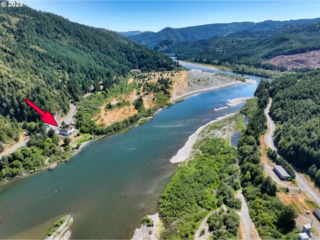 a view of a lake with a mountain in the background