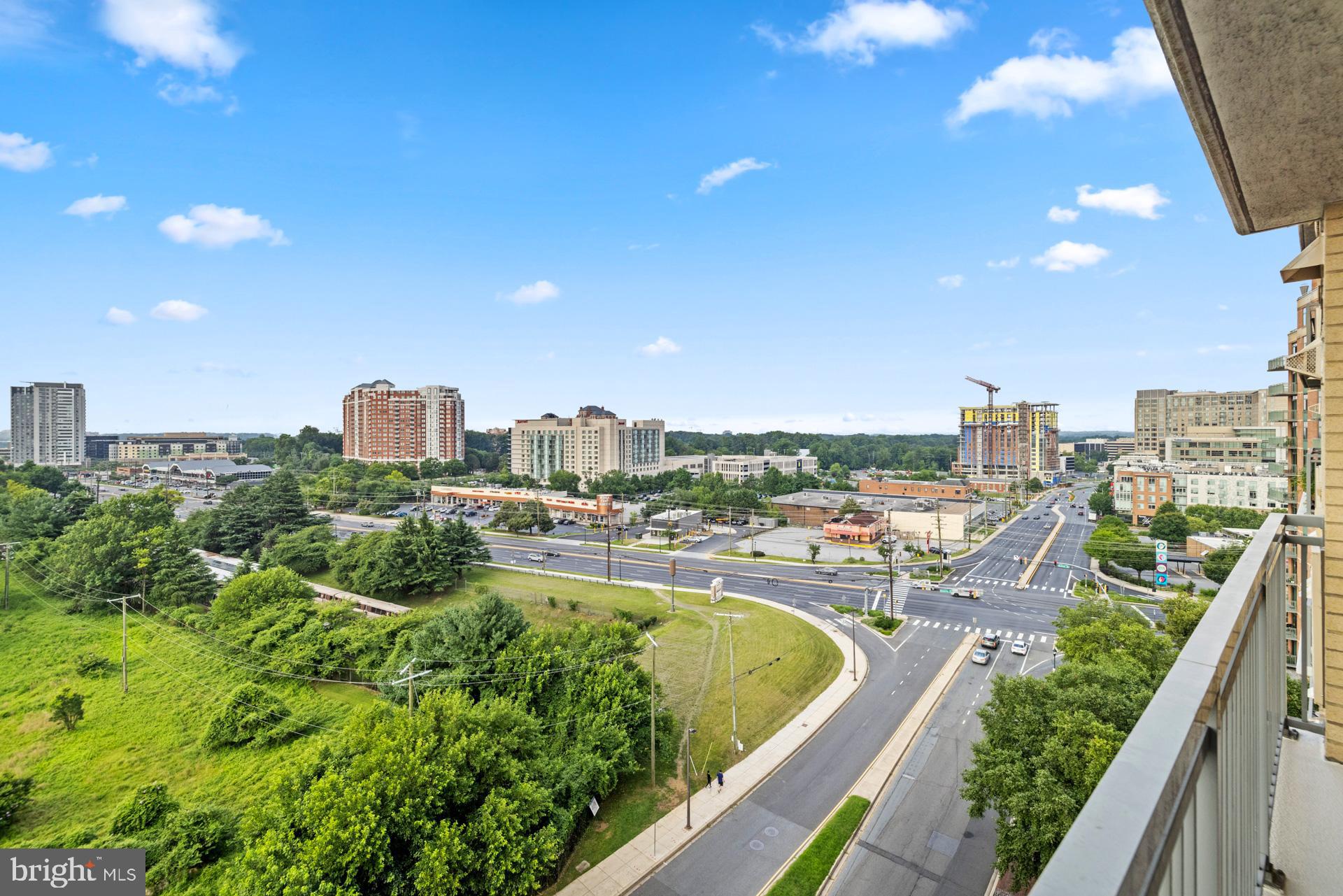 11710 Old Georgetown Road, Unit 1116W North Bethesda, MD 20852 - Photo 26 of 52 a view of a city from a balcony