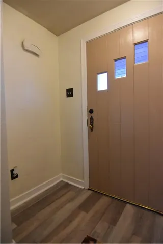 a view of an empty room