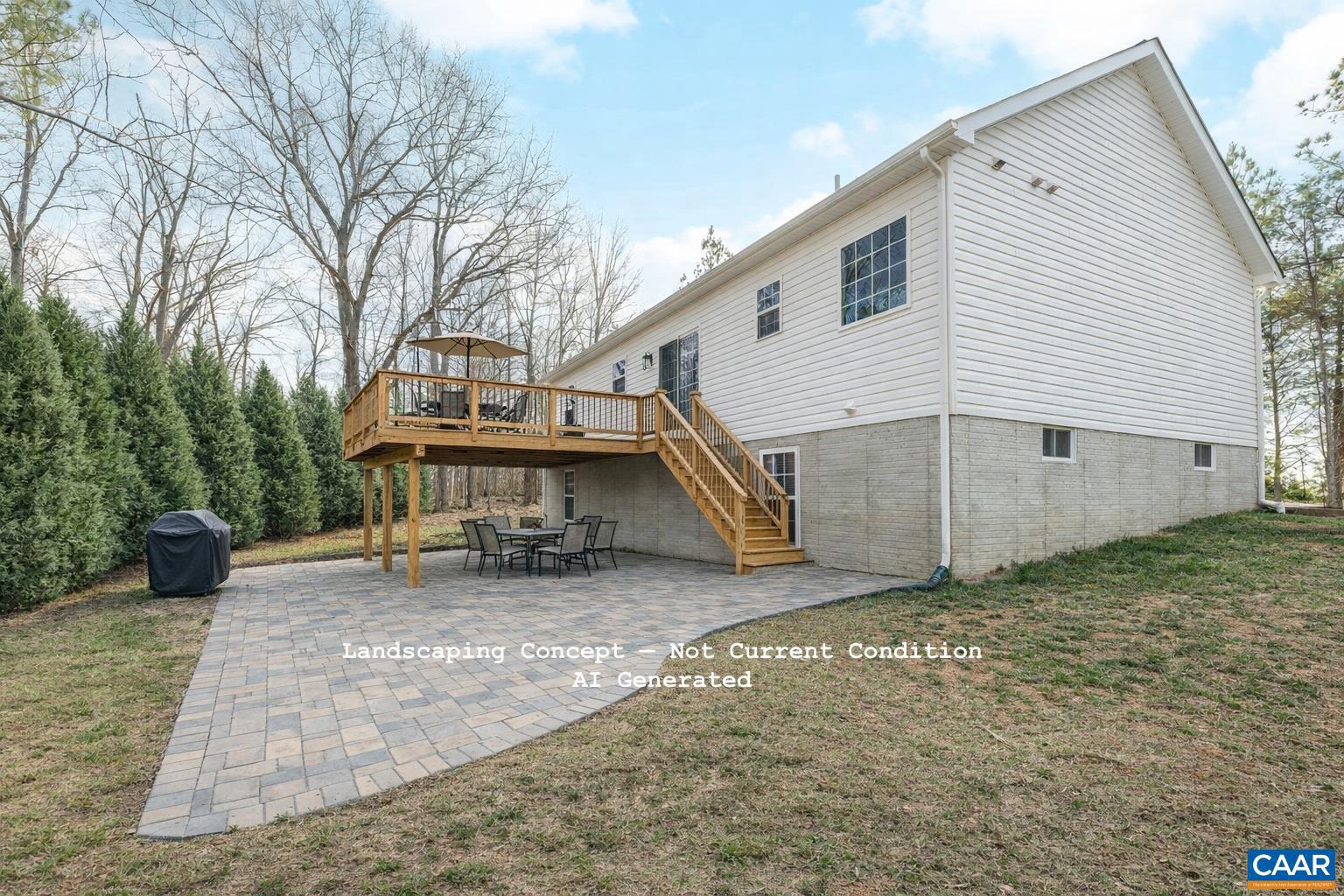 1229 Peach Grove Road Louisa, VA 23093 - Photo 42 of 46 a view of a house with a yard