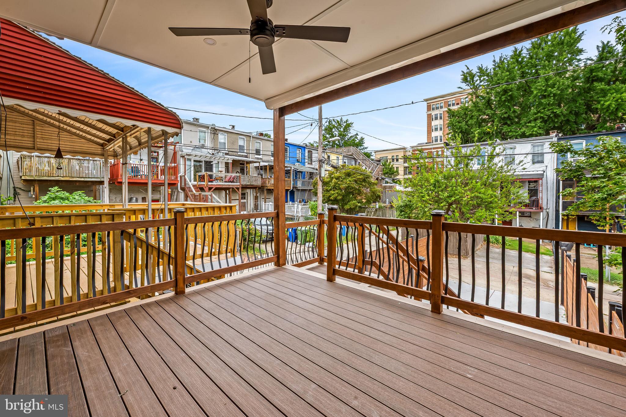 832 Union Avenue Baltimore, MD 21211 - Photo 41 of 43 a view of a balcony with wooden floor