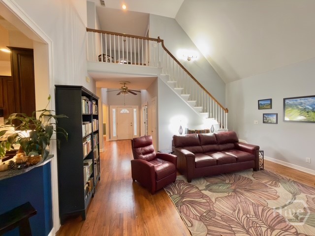 335 Millstone Circle Athens, GA 30605 - Photo 7 of 27 Living Room with 2nd Floor