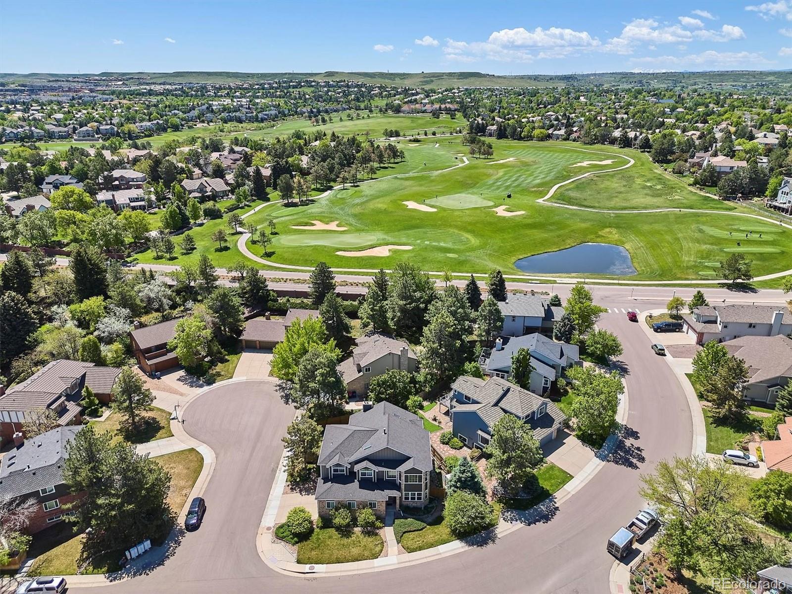7804 Silverweed Way Lone Tree, CO 80124 - Photo 2 of 32 an aerial view of a residential houses and outdoor space