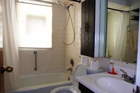 10851 Oak Avenue Chicago Ridge, IL 60415 - Photo 9 of 15 a bathroom with a sink toilet and shower