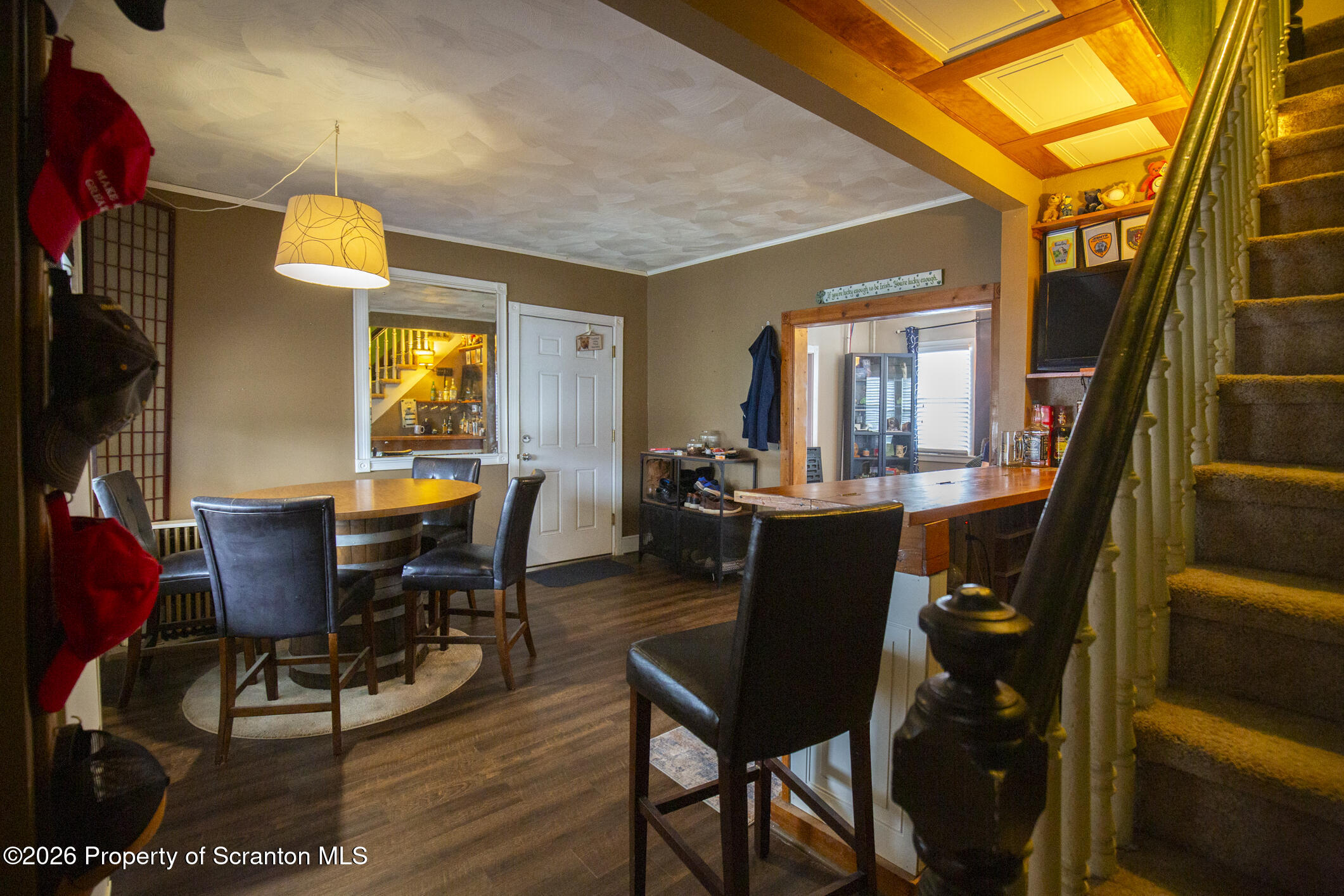 3245 Cedar Avenue Scranton, PA 18505 - Photo 13 of 37 a view of a dining room with furniture and wooden floor