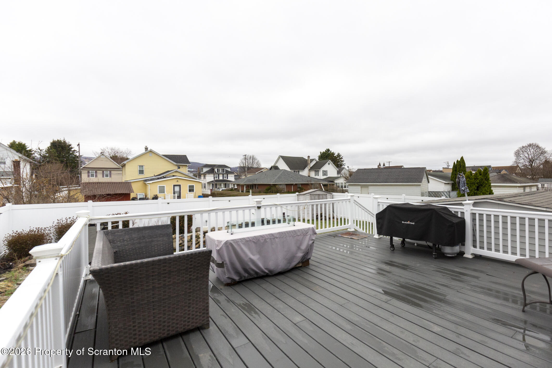 3245 Cedar Avenue Scranton, PA 18505 - Photo 7 of 37 a view of roof deck with seating space and city view