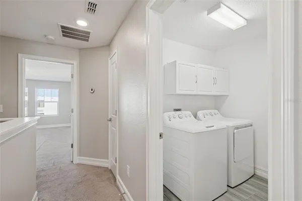 a view of a pathway with an outdoor space