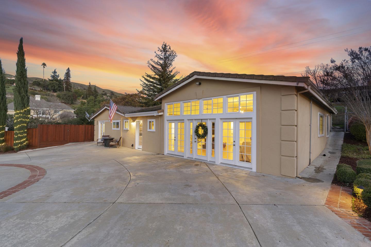 10340 Anderson Road San Jose, CA 95127 - Photo 53 of 65 a view of a house with a backyard and a porch