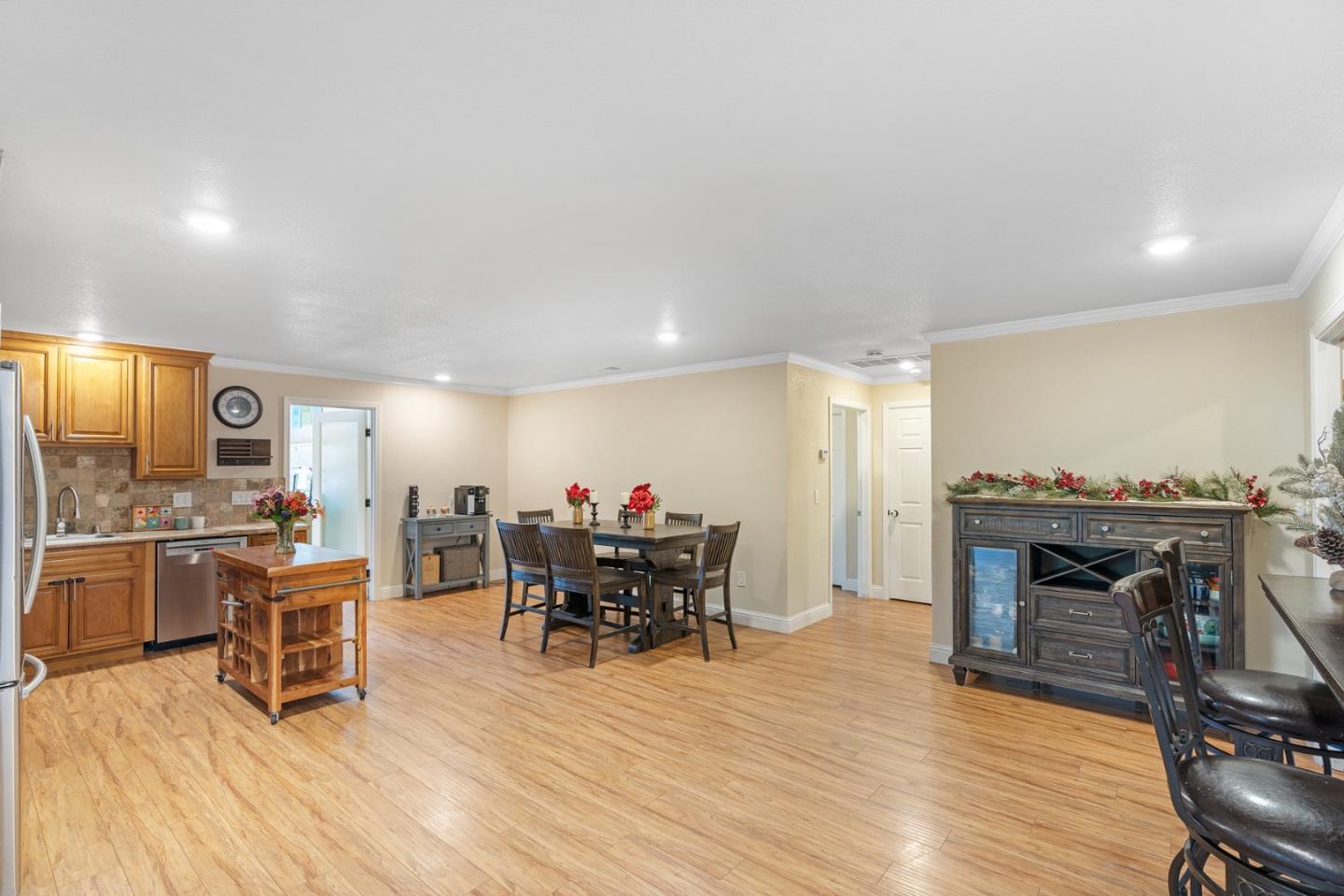 10340 Anderson Road San Jose, CA 95127 - Photo 58 of 65 a living room with furniture a fireplace and a flat screen tv