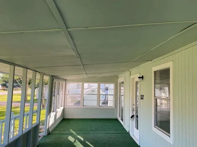 a view of a room with window