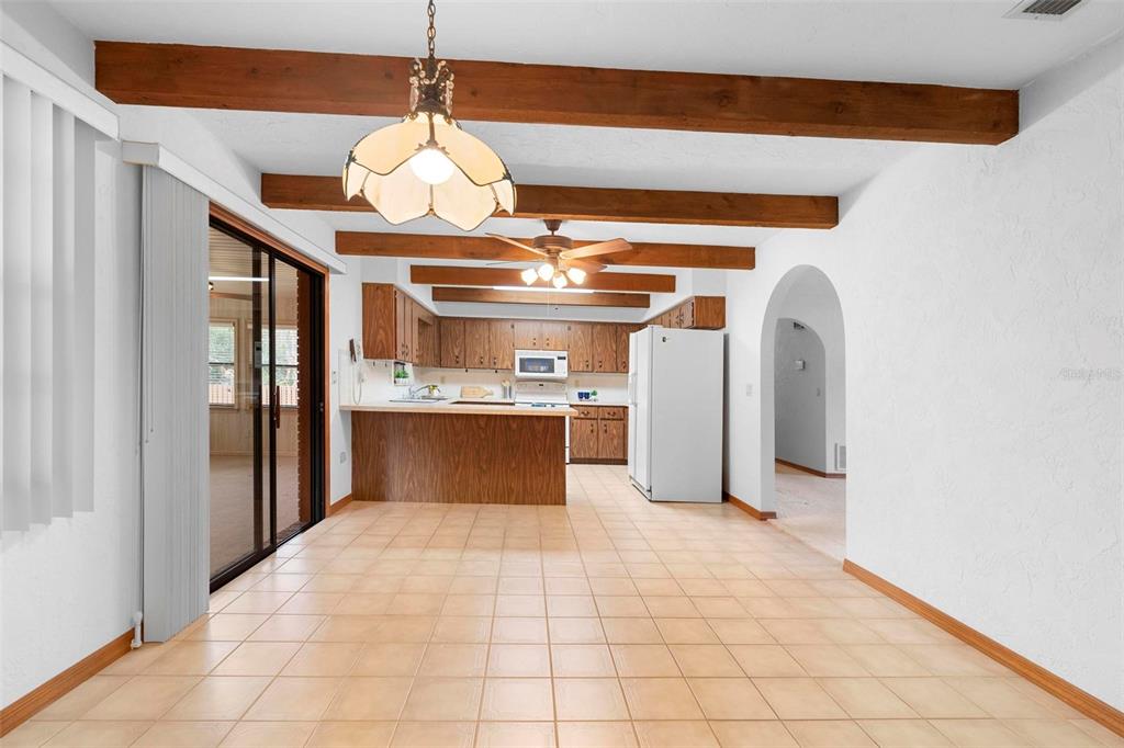 830 Freemans Farm Road DeLand, FL 32720 - Photo 14 of 43 KITCHEN VIEW FROM THE DINING ROOM