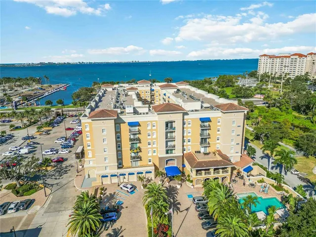 a view of building with an outdoor space