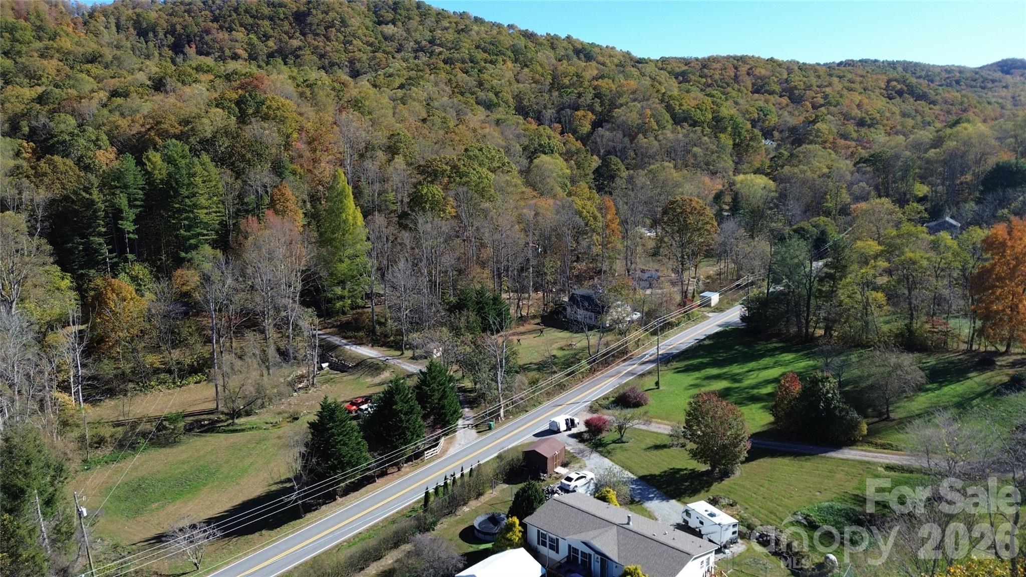 703 Garren Creek Road Fairview, NC 28730 - Photo 13 of 48 a view of a city with mountain