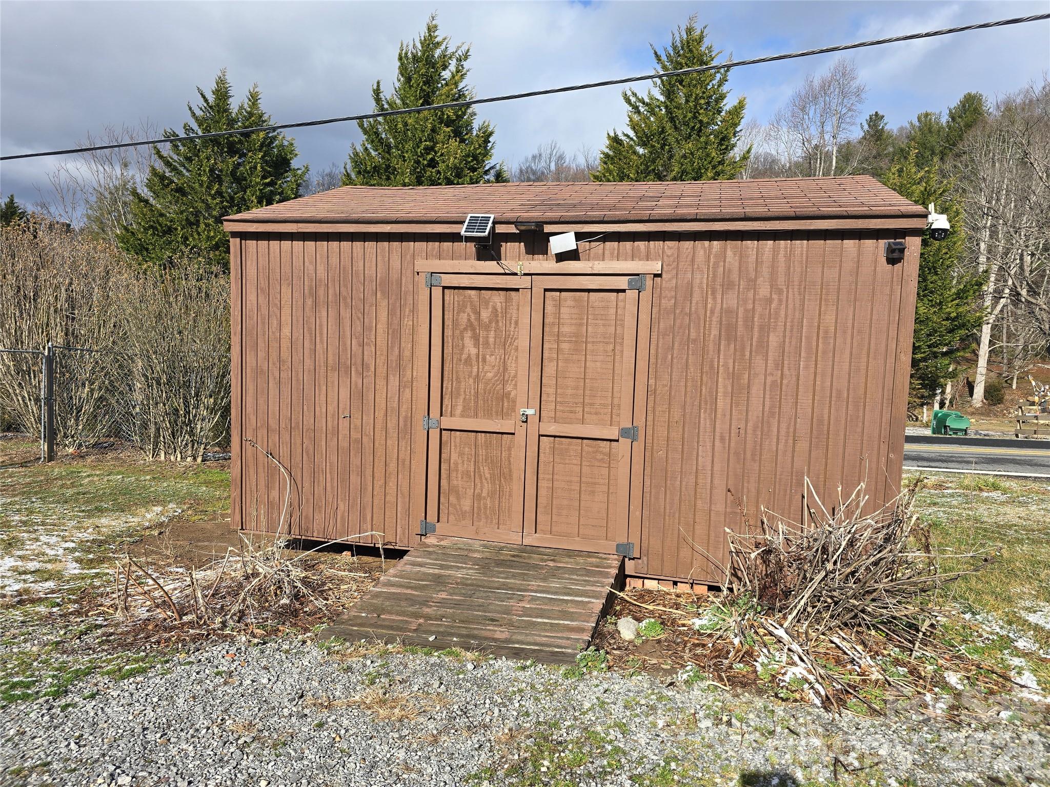 703 Garren Creek Road Fairview, NC 28730 - Photo 38 of 48 a view of a house with backyard