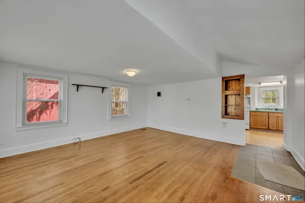 a view of livingroom with hardwood